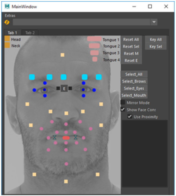 Facial Rig Picker